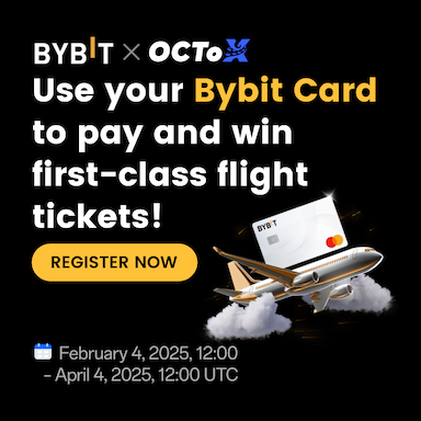 Use your Bybit Card to pay and win first-class flight tickets!
